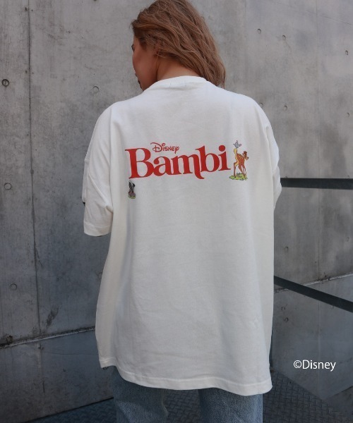 FIG&VIPER(フィグアンドバイパー)の「Disney Bambi / big T(Tシャツ/カットソー・レディース・ホワイト/ライトパープル/ダークグレー・FREE)」の10枚目の写真