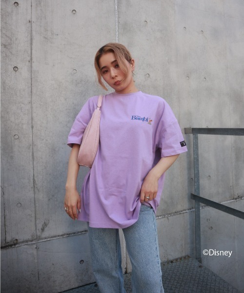 FIG&VIPER(フィグアンドバイパー)の「Disney Bambi / big T(Tシャツ/カットソー・レディース・ホワイト/ライトパープル/ダークグレー・FREE)」の11枚目の写真