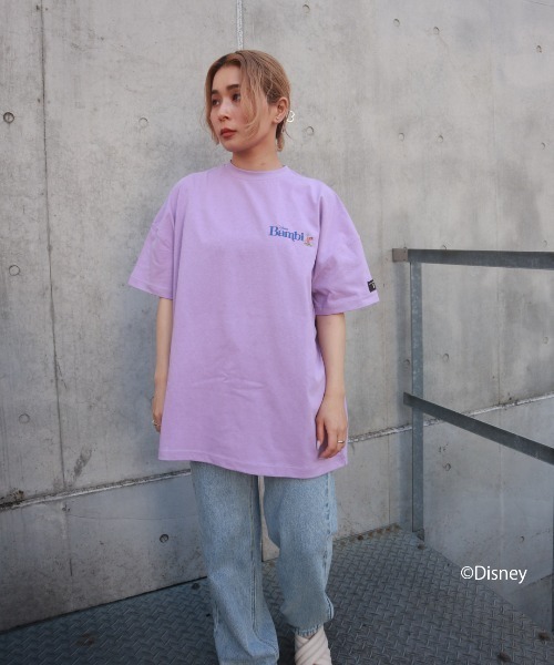 FIG&VIPER(フィグアンドバイパー)の「Disney Bambi / big T(Tシャツ/カットソー・レディース・ホワイト/ライトパープル/ダークグレー・FREE)」の12枚目の写真
