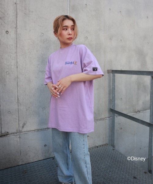 FIG&VIPER(フィグアンドバイパー)の「Disney Bambi / big T(Tシャツ/カットソー・レディース・ホワイト/ライトパープル/ダークグレー・FREE)」の14枚目の写真