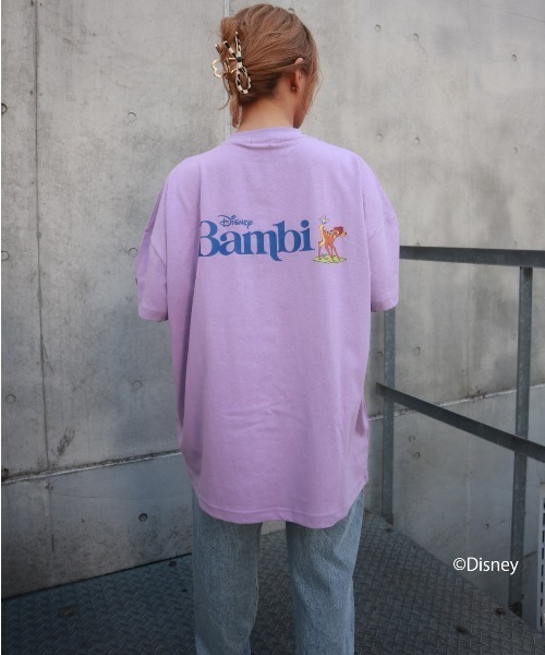 FIG&VIPER(フィグアンドバイパー)の「Disney Bambi / big T(Tシャツ/カットソー・レディース・ホワイト/ライトパープル/ダークグレー・FREE)」の15枚目の写真