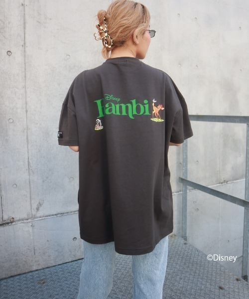 FIG&VIPER(フィグアンドバイパー)の「Disney Bambi / big T(Tシャツ/カットソー・レディース・ホワイト/ライトパープル/ダークグレー・FREE)」の21枚目の写真