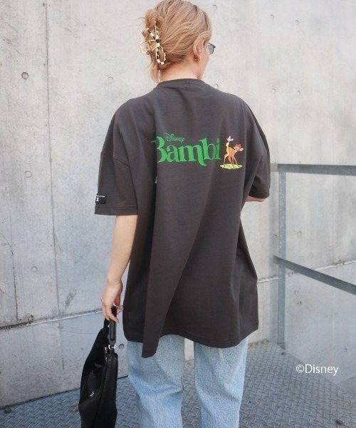 FIG&VIPER(フィグアンドバイパー)の「Disney Bambi / big T(Tシャツ/カットソー・レディース・ホワイト/ライトパープル/ダークグレー・FREE)」の22枚目の写真