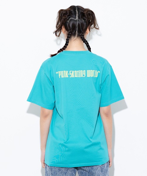 X-girl（エックスガール）の「RADICAL LOGO S/S TEE（Tシャツ/カットソー・レディース・ホワイト/ブラック/グリーン・S/M/L/XL）」の6枚目の写真