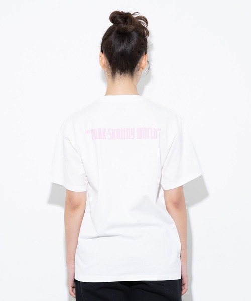 X-girl（エックスガール）の「RADICAL LOGO S/S TEE（Tシャツ/カットソー・レディース・ホワイト/ブラック/グリーン・S/M/L/XL）」の9枚目の写真