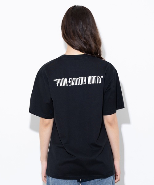 X-girl（エックスガール）の「RADICAL LOGO S/S TEE（Tシャツ/カットソー・レディース・ホワイト/ブラック/グリーン・S/M/L/XL）」の12枚目の写真