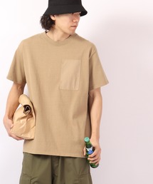 nappalm（ナップパーム）の「BNS original 布帛切替半袖Tシャツ（Tシャツ/カットソー）」