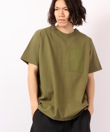 nappalm（ナップパーム）の「BNS original 布帛切替半袖Tシャツ（Tシャツ/カットソー）」