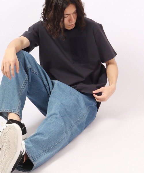 nappalm(ナップパーム)の「BNS original 布帛切替半袖Tシャツ(Tシャツ/カットソー・メンズ・ベージュ/ネイビー/オリーブ/ホワイト・FREE)」の14枚目の写真