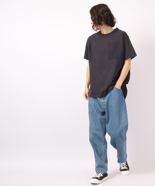 nappalm(ナップパーム)の「BNS original 布帛切替半袖Tシャツ(Tシャツ/カットソー・メンズ・ベージュ/ネイビー/オリーブ/ホワイト・FREE)」の18枚目の写真