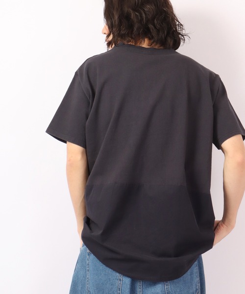 nappalm(ナップパーム)の「BNS original 布帛切替半袖Tシャツ(Tシャツ/カットソー・メンズ・ベージュ/ネイビー/オリーブ/ホワイト・FREE)」の17枚目の写真