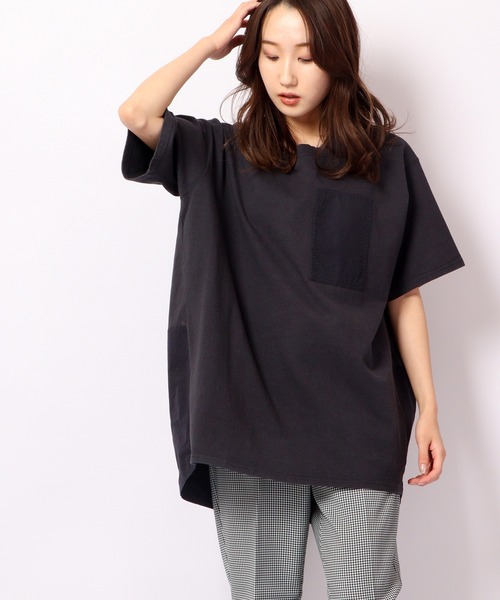 nappalm(ナップパーム)の「BNS original 布帛切替半袖Tシャツ(Tシャツ/カットソー・メンズ・ベージュ/ネイビー/オリーブ/ホワイト・FREE)」の22枚目の写真