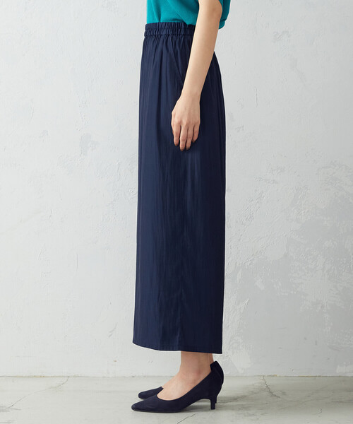 Comme　Ca　Mature（コムサマチュア）の「＜ウォッシャブル＞セミワイドパンツ（その他パンツ・レディース・ブラック/ネイビー・FREE）」の5枚目の写真