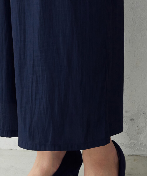 Comme　Ca　Mature（コムサマチュア）の「＜ウォッシャブル＞セミワイドパンツ（その他パンツ・レディース・ブラック/ネイビー・FREE）」の12枚目の写真