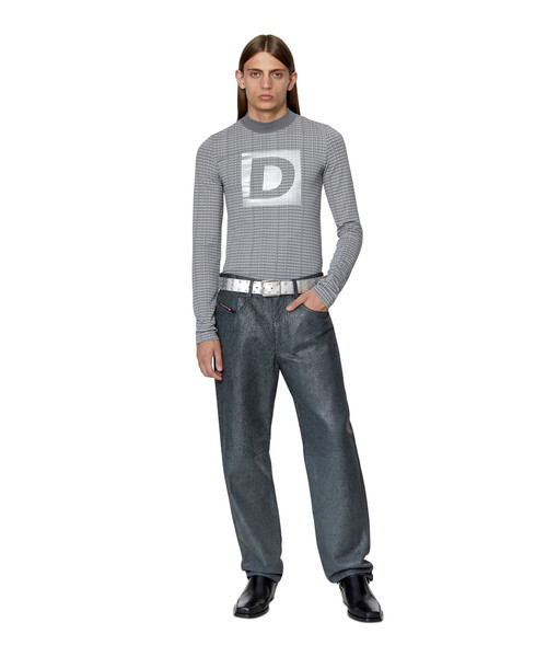 DIESEL（ディーゼル）の「メンズ Tシャツ 長そで モックネック（T