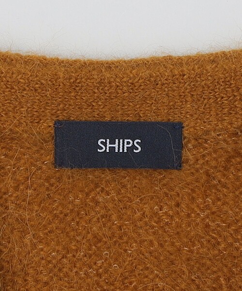 SHIPS（シップス）の「SHIPS: スリアルパカ Vネック カーディガン（カーディガン/ボレロ・メンズ・ブラック/ブルー/ライトオリーブ/キャメル・SMALL/MEDIUM/LARGE/X-LARGE）」の12枚目の写真