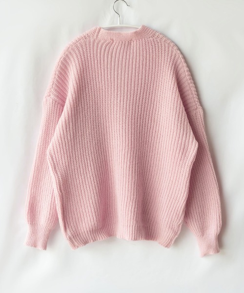 me+em select（ミームセレクト）の「※※ローゲージボリュームカラーニットカーディガン（カーディガン/ボレロ・レディース・ベージュ/ブラウン/ピンク/イエロー・FREE）」の16枚目の写真