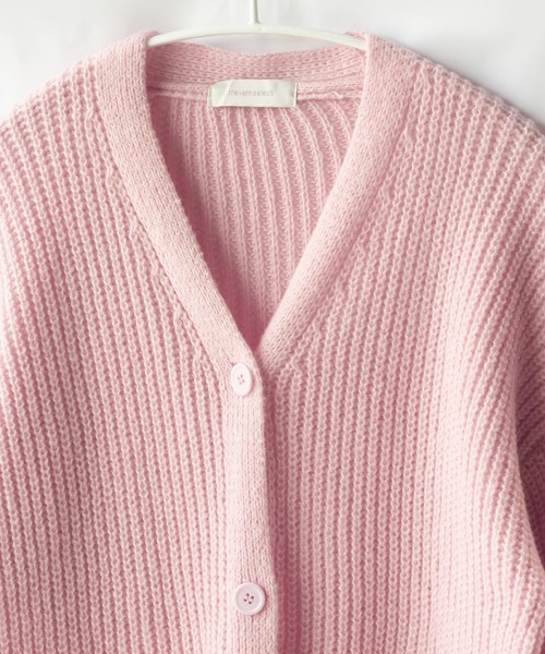 me+em select（ミームセレクト）の「※※ローゲージボリュームカラーニットカーディガン（カーディガン/ボレロ・レディース・ベージュ/ブラウン/ピンク/イエロー・FREE）」の20枚目の写真
