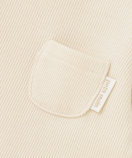 petit main（プティマイン）の「【オーガニック】スタイつきロンパース（ロンパース・キッズ・モカ/ブルーグレー/アイボリー・80ｃｍ/70cm）」の10枚目の写真