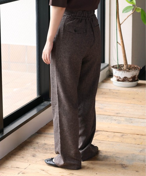 cepo（セポ）の「ツィードライク イージースラックス　※セットアップ可能（スラックス・レディース・グレー/ブラウン・S/M）」の21枚目の写真