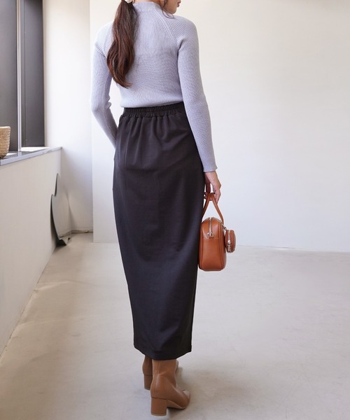 IAMUSE(アイアミューズ)の「ボタンデザインニット S0357【IAMUSE】(ニット/セーター・レディース・グレー/ベージュ/アイボリー/ブラック/ブルーグレー・FREE)」の12枚目の写真