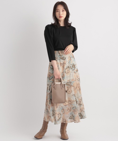 Andemiu（アンデミュウ）の「ウォーターフラワースカート126924（スカート・レディース・パープル/ピンク/イエロー・FREE）」の9枚目の写真