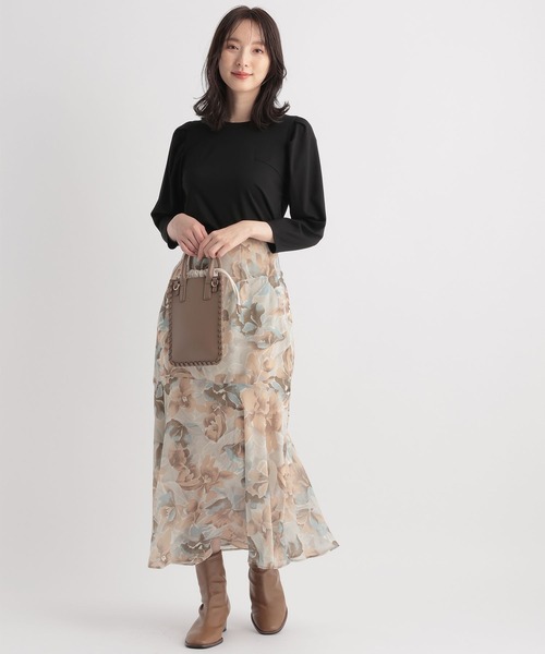 Andemiu（アンデミュウ）の「ウォーターフラワースカート126924（スカート・レディース・パープル/ピンク/イエロー・FREE）」の20枚目の写真