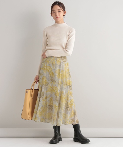 Andemiu（アンデミュウ）の「ウォーターフラワースカート126924（スカート・レディース・パープル/ピンク/イエロー・FREE）」の12枚目の写真