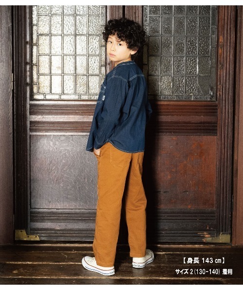 RUGGEDWORKS（ラゲッドワークス）の「DENIM SHIRT（シャツ/ブラウス・キッズ・ネイビー/ブルー・01/02/03/04）」の18枚目の写真