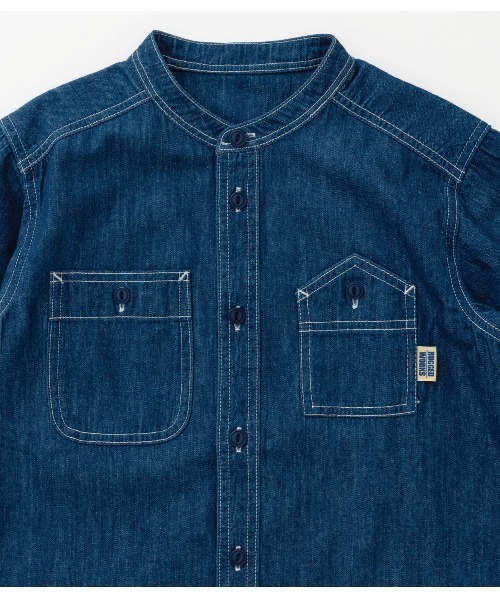 RUGGEDWORKS（ラゲッドワークス）の「DENIM SHIRT（シャツ/ブラウス・キッズ・ネイビー/ブルー・01/02/03/04）」の19枚目の写真
