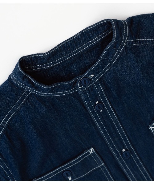 RUGGEDWORKS（ラゲッドワークス）の「DENIM SHIRT（シャツ/ブラウス・キッズ・ネイビー/ブルー・01/02/03/04）」の16枚目の写真