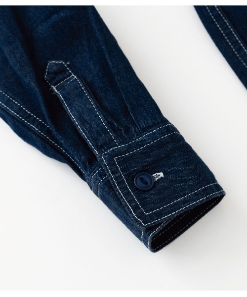 RUGGEDWORKS（ラゲッドワークス）の「DENIM SHIRT（シャツ/ブラウス・キッズ・ネイビー/ブルー・01/02/03/04）」の20枚目の写真