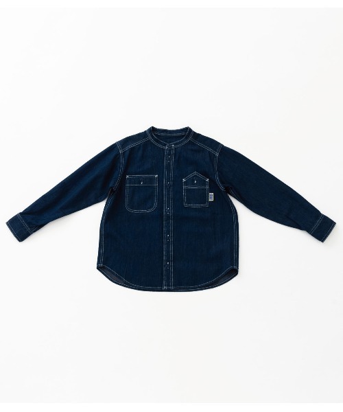 RUGGEDWORKS（ラゲッドワークス）の「DENIM SHIRT（シャツ/ブラウス・キッズ・ネイビー/ブルー・01/02/03/04）」の5枚目の写真