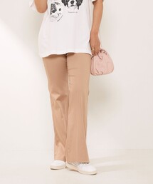 Aresense/アーセンス サテンフレアパンツ