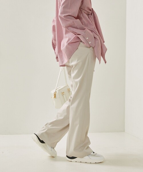 Aresense（アーセンス）の「Aresense/アーセンス サテンフレアパンツ（その他パンツ・レディース・ブラック/ベージュ/グレー・38/36）」の19枚目の写真