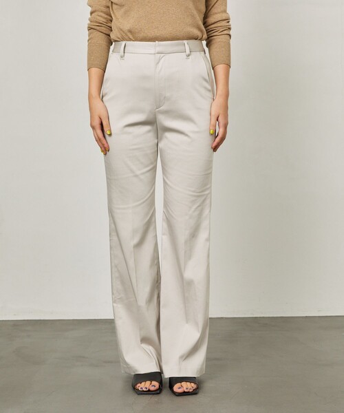 Aresense（アーセンス）の「Aresense/アーセンス サテンフレアパンツ（その他パンツ・レディース・ブラック/ベージュ/グレー・38/36）」の7枚目の写真