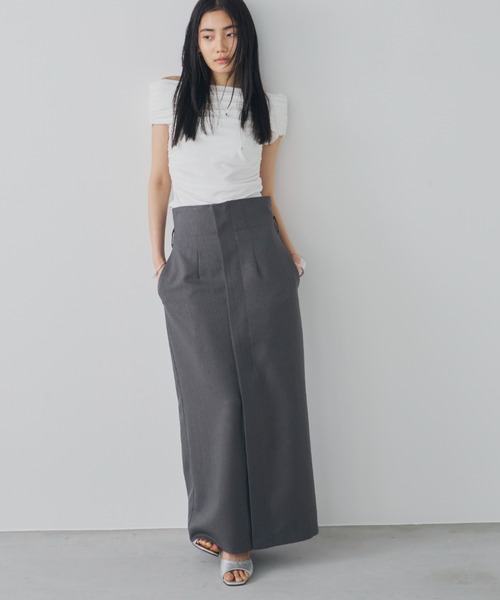 Aunt Marie's（アントマリーズ）の「ハイウエストスラックススカート