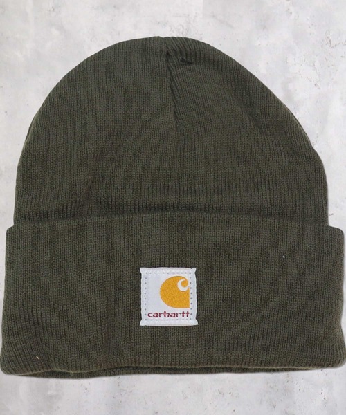 Carhartt（カーハート）の「carhartt ニットビーニーキャップ（ニットキャップ/ビーニー・キッズ・ブラック/オリーブ/ブラウン・S/L）」の9枚目の写真