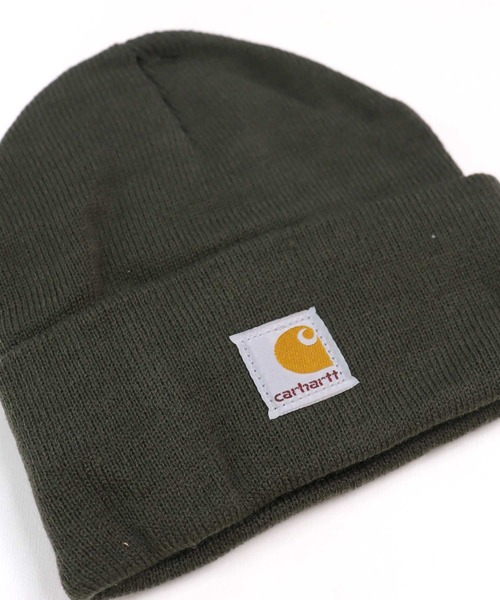 Carhartt（カーハート）の「carhartt ニットビーニーキャップ（ニットキャップ/ビーニー・キッズ・ブラック/オリーブ/ブラウン・S/L）」の8枚目の写真