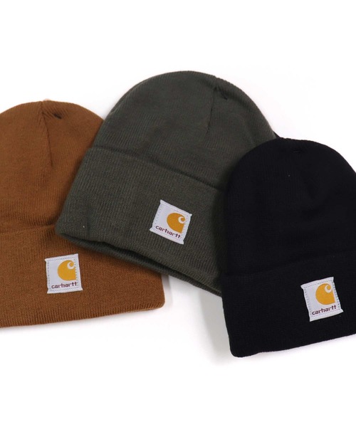 Carhartt（カーハート）の「carhartt ニットビーニーキャップ（ニットキャップ/ビーニー・キッズ・ブラック/オリーブ/ブラウン・S/L）」の12枚目の写真