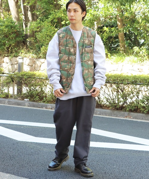 CAL O LINE（キャルオーライン）の「CAL O LINE/キャルオーライン HEAVY WEIGHT EASY PANT イージーパンツ（スウェットパンツ・メンズ・イエロー/ブラック/ホワイト・L/XL/M）」の21枚目の写真