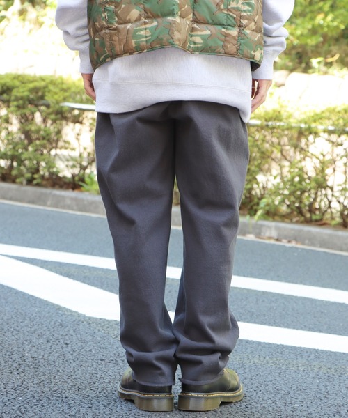 CAL O LINE（キャルオーライン）の「CAL O LINE/キャルオーライン HEAVY WEIGHT EASY PANT イージーパンツ（スウェットパンツ・メンズ・イエロー/ブラック/ホワイト・L/XL/M）」の5枚目の写真