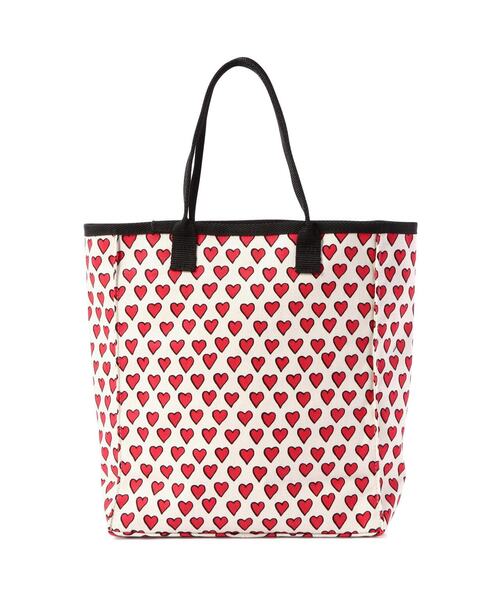BOHEMIANS(ボヘミアンズ)の「BOHEMIANS/ボヘミアンズ FULL HEART CANVAS MINI TOTE(トートバッグ・レディース・ナチュラル/ブラック・1)」の6枚目の写真