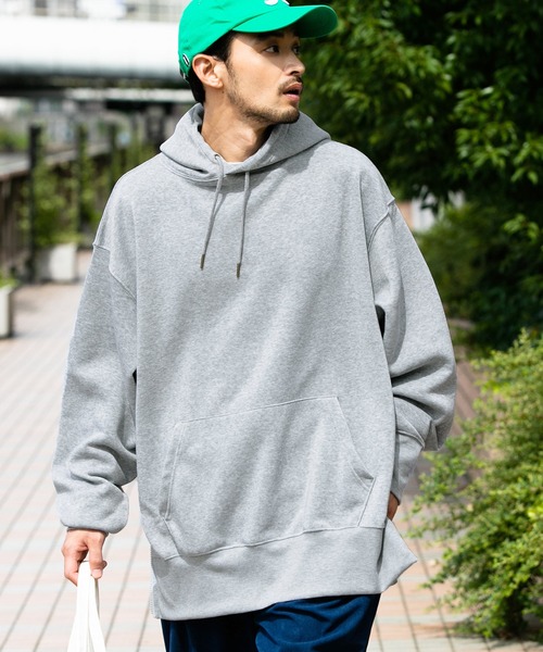 coca（coca）（コカ）の「メンズ　ふわり～サイドジップフーディー（パーカー・メンズ・ブラック/ライトブルー/グレー・M/L）」の3枚目の写真