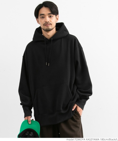 coca（coca）（コカ）の「メンズ　ふわり～サイドジップフーディー（パーカー・メンズ・ブラック/ライトブルー/グレー・M/L）」の4枚目の写真