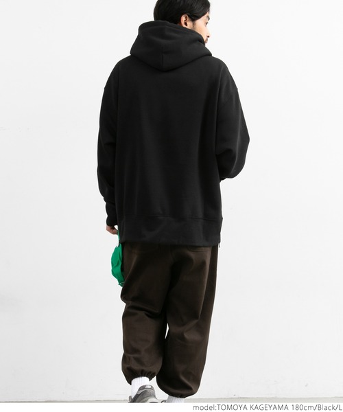 coca（coca）（コカ）の「メンズ　ふわり～サイドジップフーディー（パーカー・メンズ・ブラック/ライトブルー/グレー・M/L）」の5枚目の写真