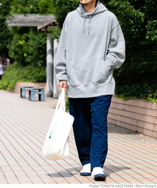 coca（coca）（コカ）の「メンズ　ふわり～サイドジップフーディー（パーカー・メンズ・ブラック/ライトブルー/グレー・M/L）」の8枚目の写真