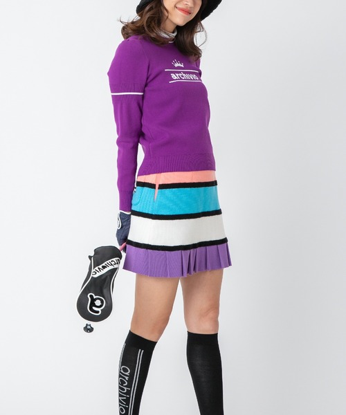 値下げ！archivio アルチビオ　ニットプルオーバー セール】<MENS>アルチビオゴルフウェア ニットプルオーバー（ニット