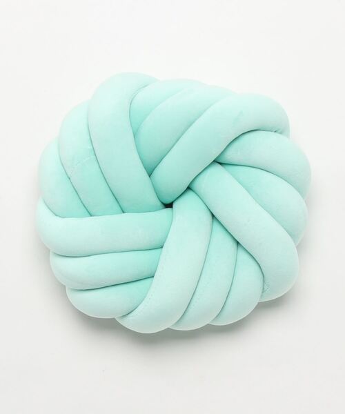 aimoha（アイモハ）の「ラウンド結びふわふわクッション（クッション/クッションカバー・レディース・ミント/パープル/イエロー/ライトグリーン/グレー/レッド/ブラック/スモークピンク/ダークグレー/マルチ/ネイビー/ブルー/グリーン/ホワイト/ピンク・FREE）」の20枚目の写真