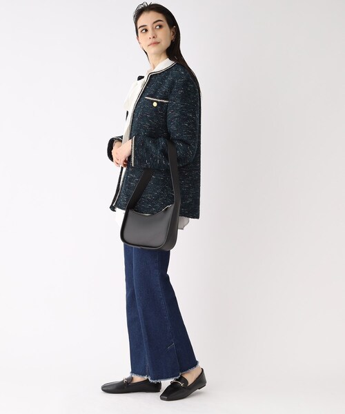 OPAQUE.CLIP(オペークドットクリップ)の「◆ビットフェイクファーローファー(ドレスシューズ・レディース・ダークブラウン系6/ベージュ系6/ブラック・03/02)」の14枚目の写真